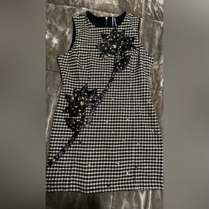 Anthropologie Black and light brown Dress